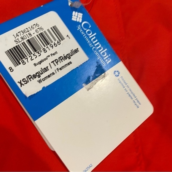 Columbia hot pink womens snow ski Bugaboo pants omnitech XS NWT - Picture 2 of 8